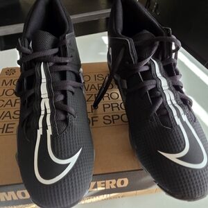 Nike Kids Black Sneakers with White Accents